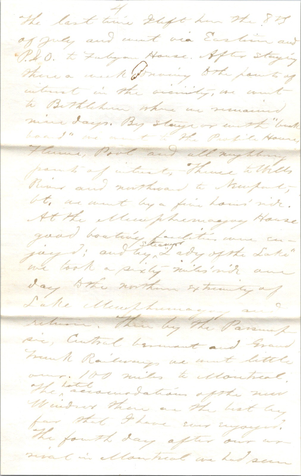 1878 Letter to E. Payson Guild Boston MA w/Envelope & 3-Cent Postage Stamp