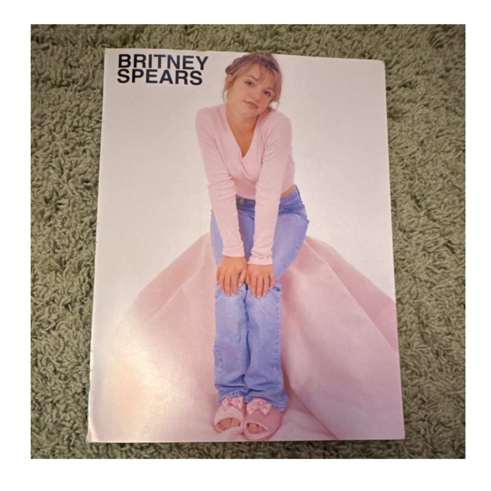 Lot of 2 Celebrity Photo Prints/Cards – Britney Spears & Justin