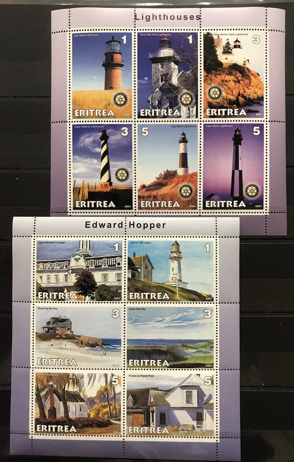 2x Lighthouses/ Architecture – MNH** G118