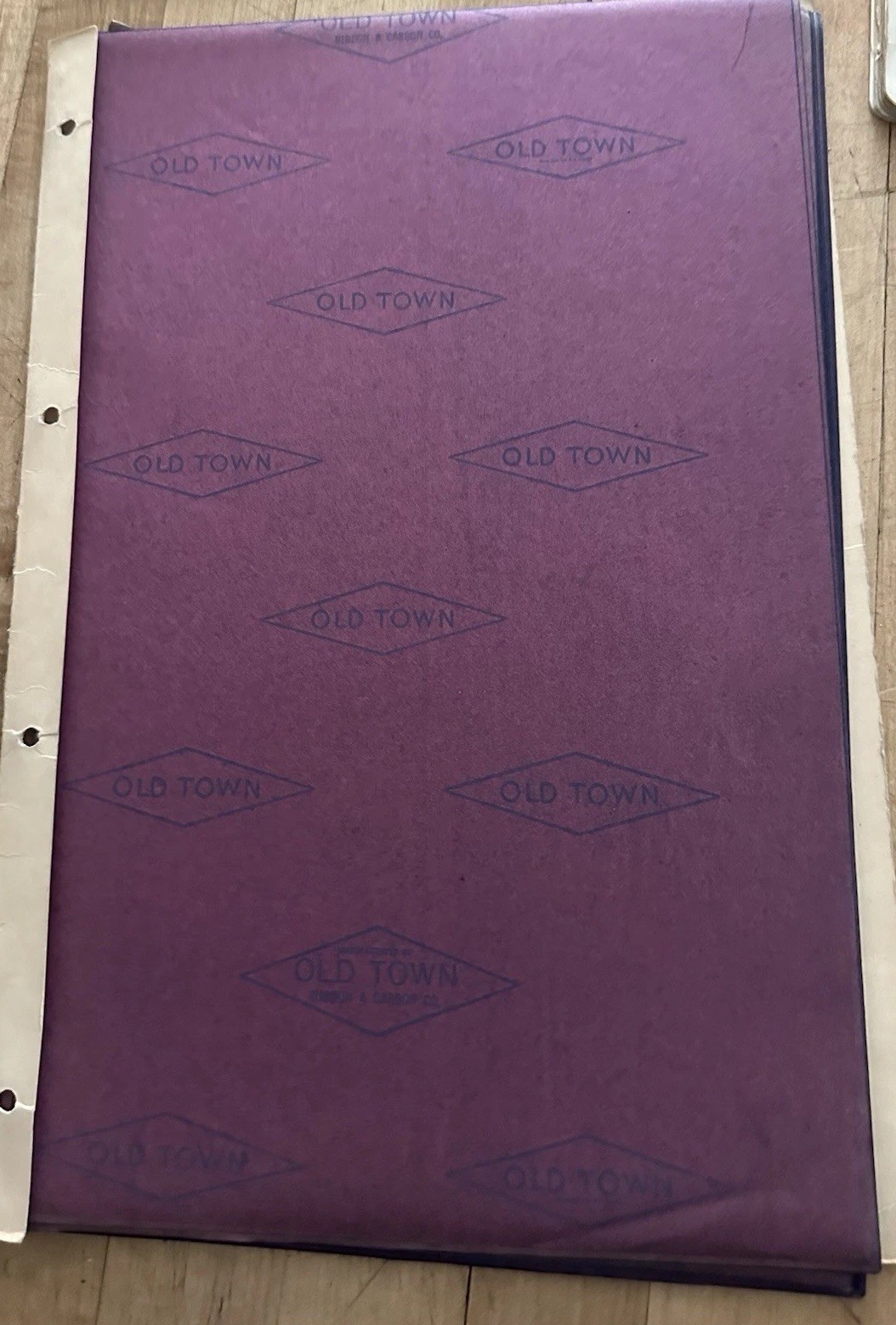 Vtg Old Town Spirit Master Hectograph Carbon Paper 8.5″ x 14″ Lot 24 Sheets NOS