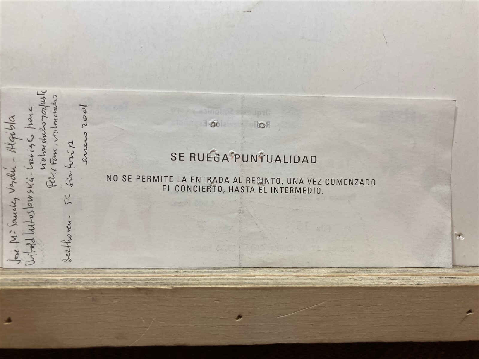 2001 Festival Palace Sala Pereda Elisso Virsaladze Chopin Concert Spain Vtg