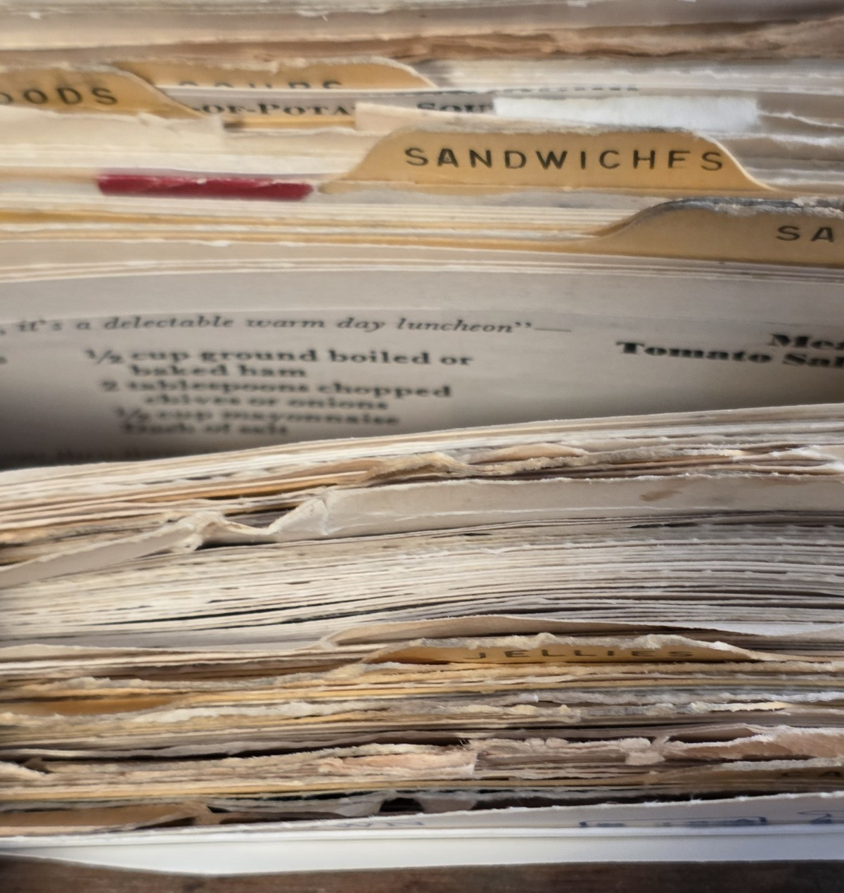 Great Collection RECIPES ca 1950s Some Typed Most from Equitable Gas some Handwr