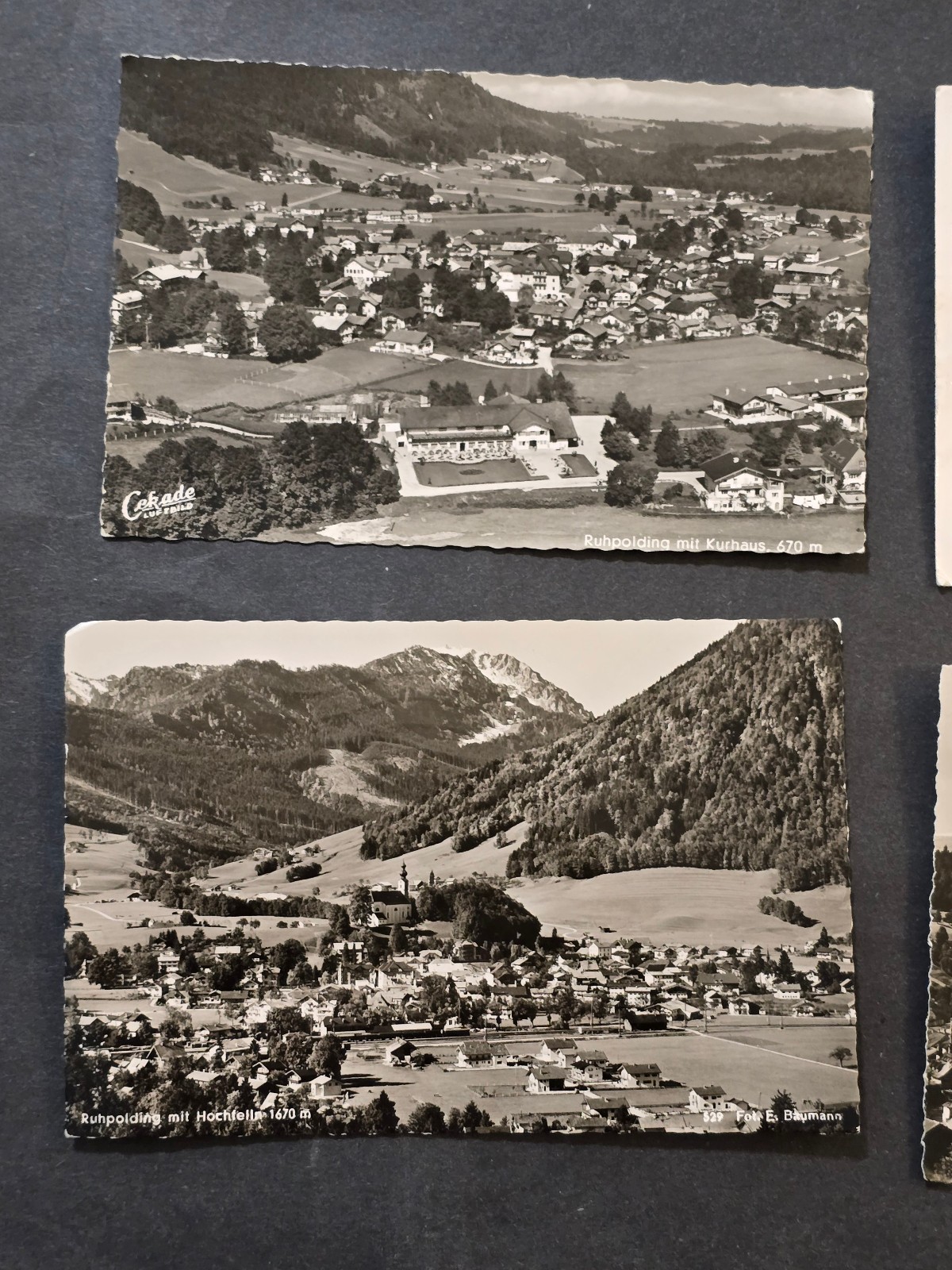 10 Vintage German Photo Postcards RPPC Alps Berchtesgaden Ruhpolding Scenic Lot