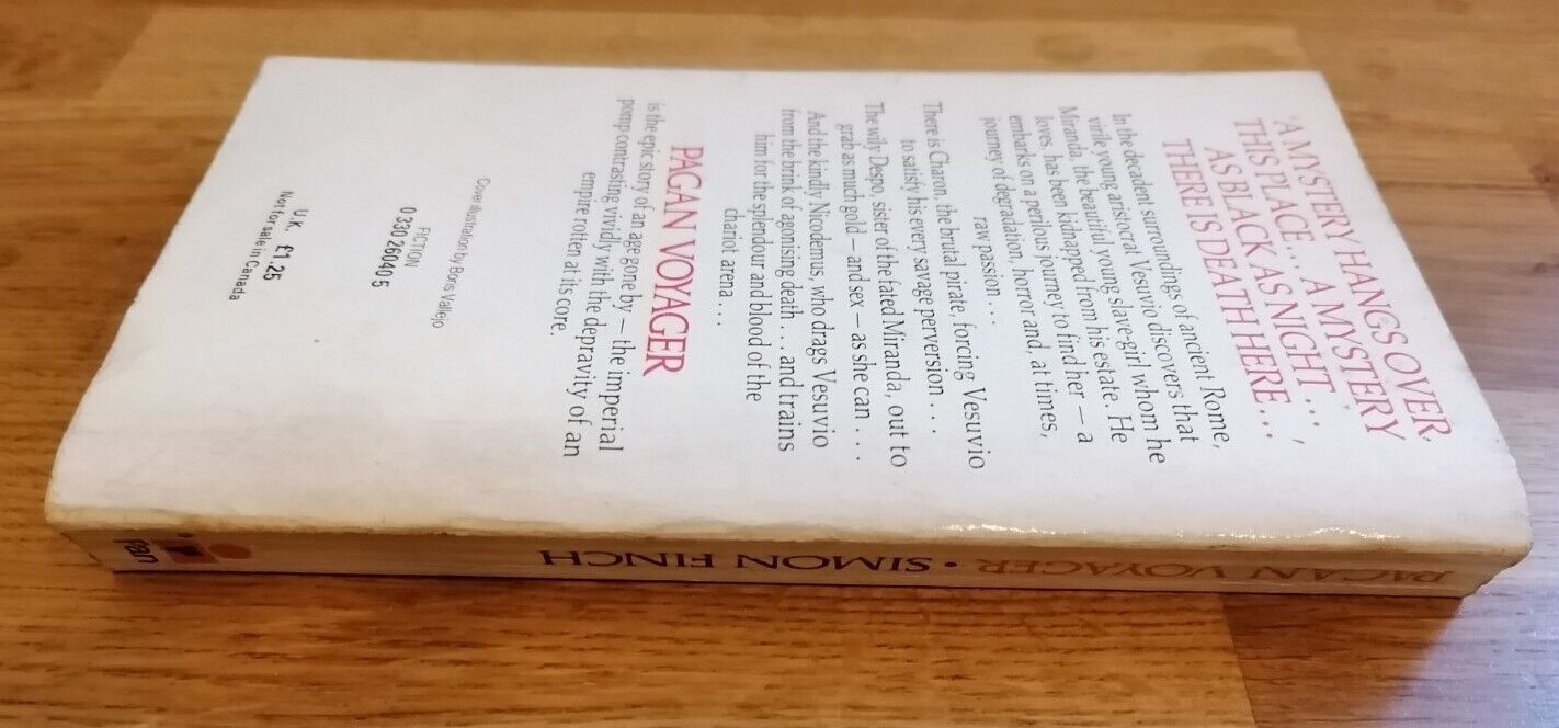 BOOK – Pagan Voyager By Simon Finch 1980 Pan Paperback Fantasy