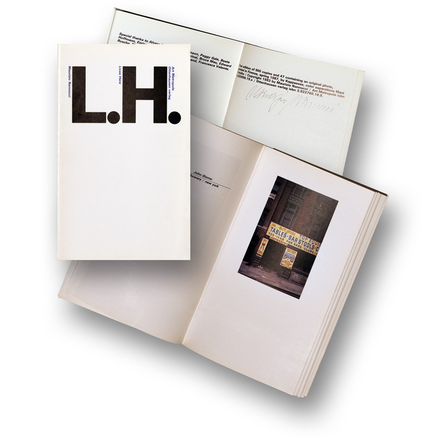 MAURIZIO NANNUCCI. Lives Here. (1987)