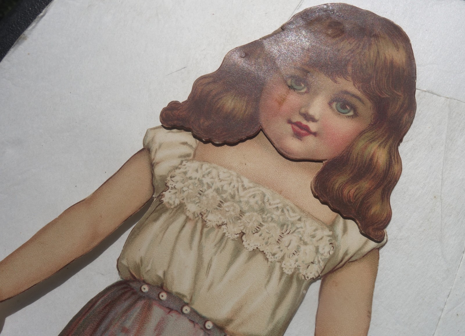 1890s Tuck & Sons Dear Dorothy 13″ Large Paper Doll Complete Artistic 500 9 Pcs.