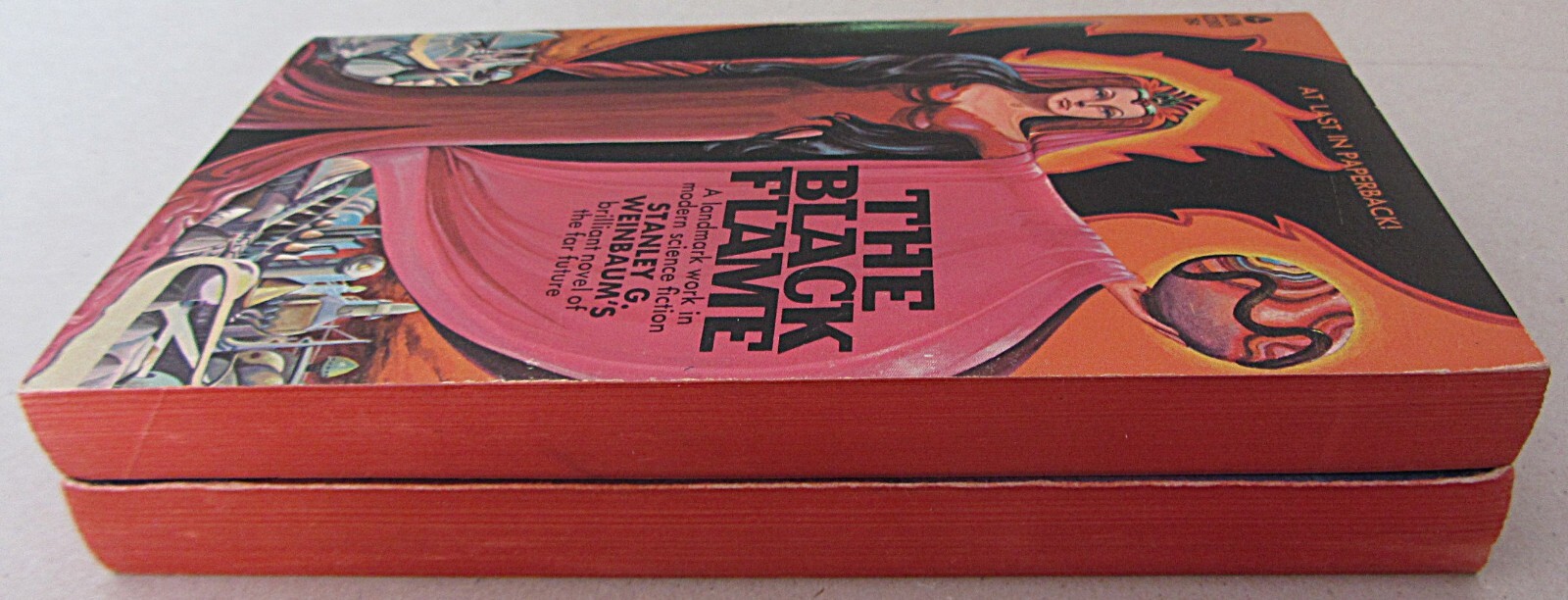 THE BLACK FLAME + THE NEW ADAM~STANLEY G. WEINBAUM~AVON BOOKS~1969~1st PB PUB