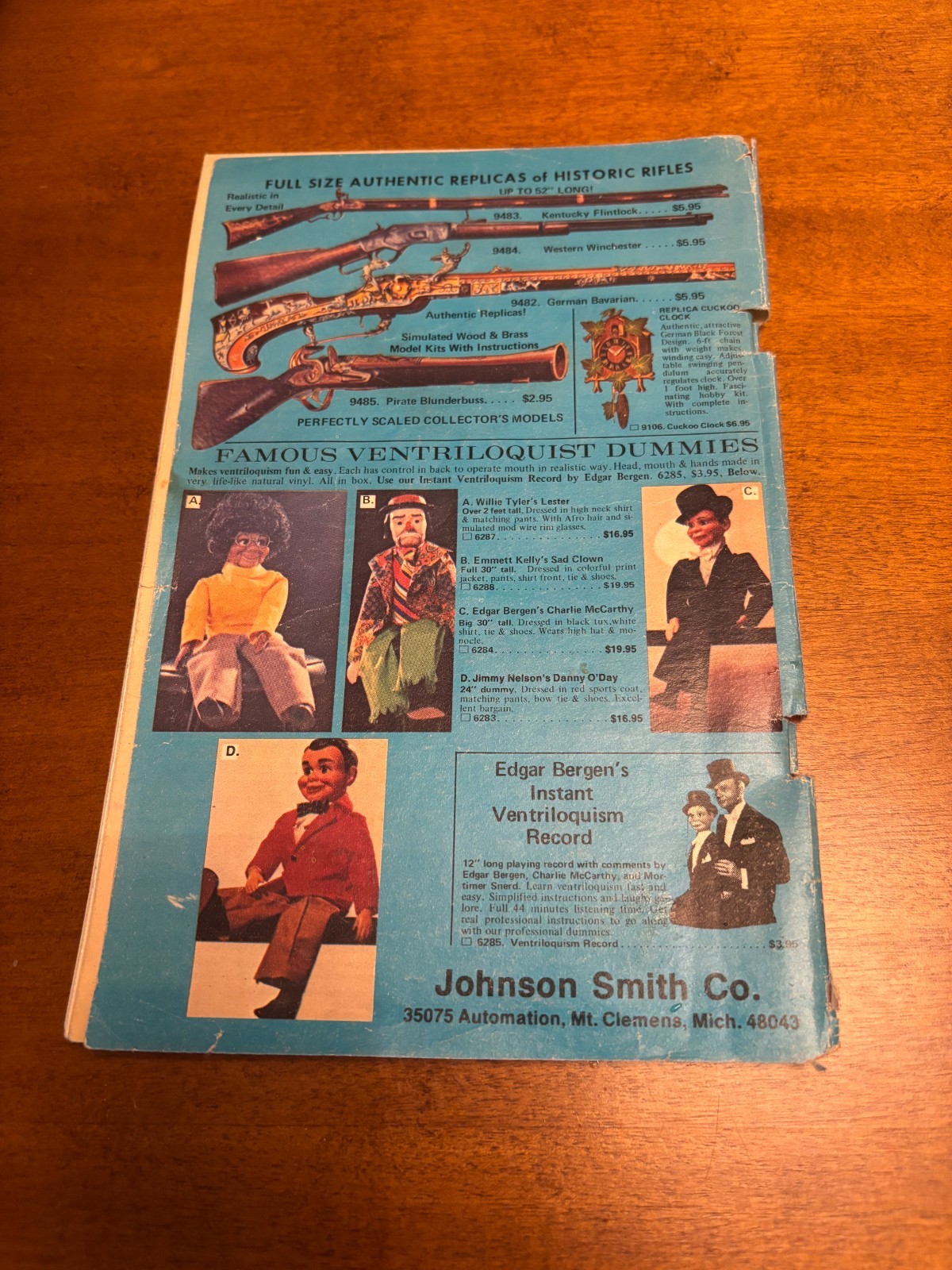 Catalog of Unusual, Useful and Amusing Items Johnson Smith 1978 #781