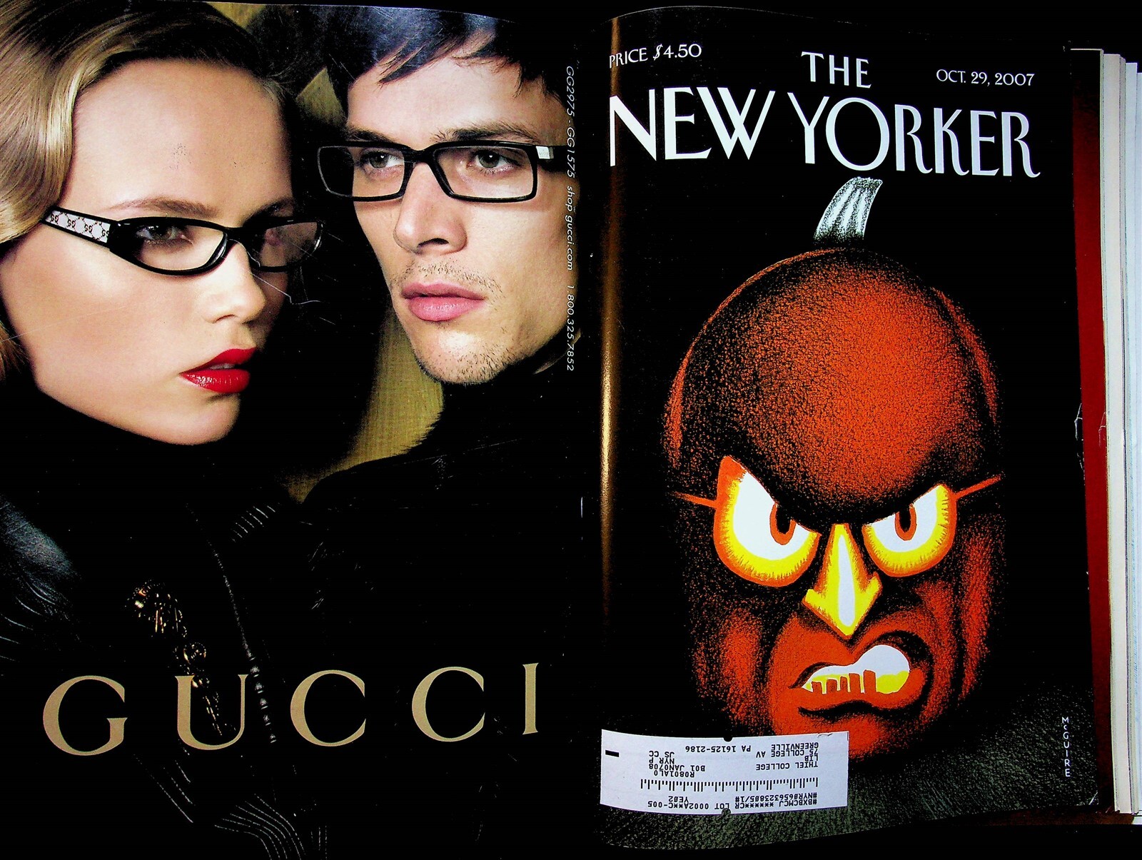 New Yorker Magazine Bound September To October 2007 Great Ads 8 Issues McCall