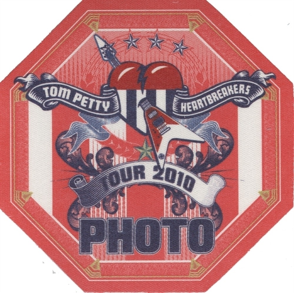 Tom Petty & the Heartbreakers 2010 Mojo concert tour Photo Backstage Pass