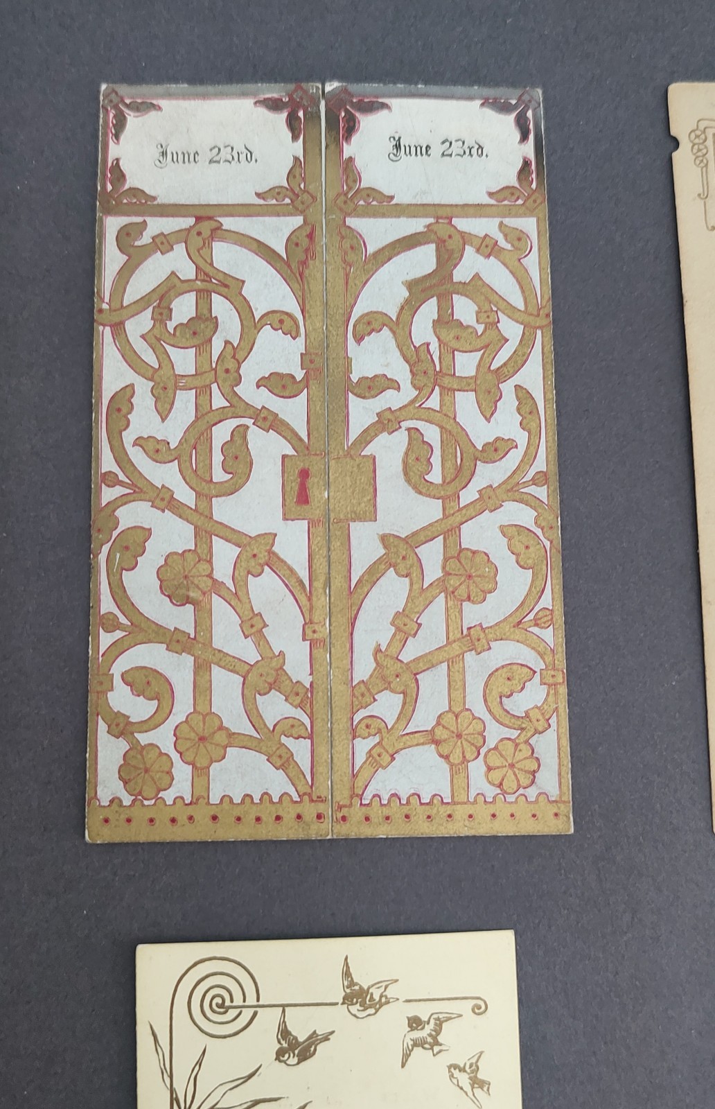 Lot of 10 Victorian Edwardian Dance Cards antique Leap Year Wharncliffe Hall