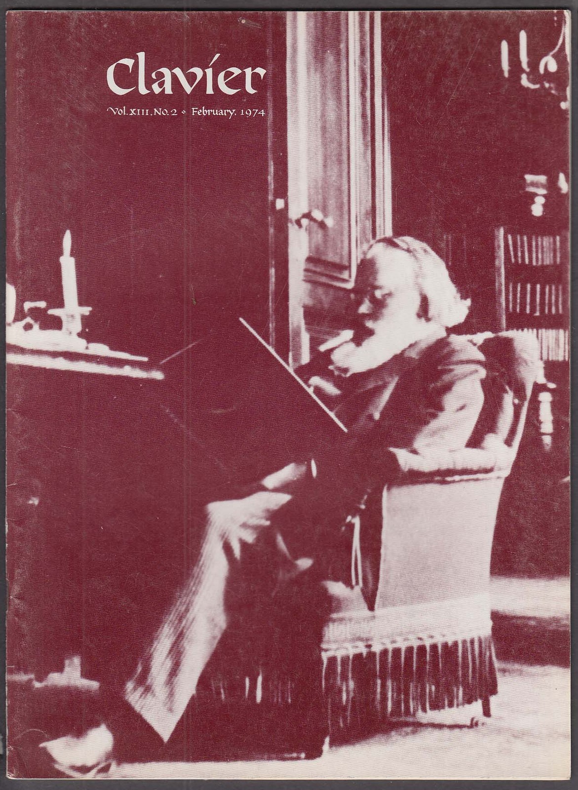 CLAVIER Vol 13 #2 Brahms; Intermezzo; Overhead Transparencies in Class + 2 1974