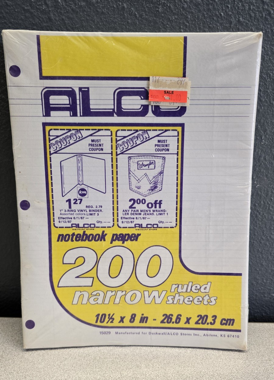 VTG Looseleaf Paper & Notebooks Pads Lot Of 7 USA Old Fashioned Retro Lined