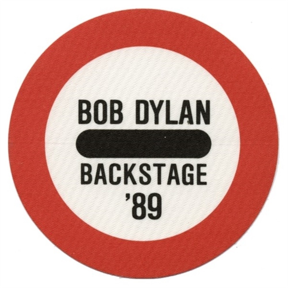 Bob Dylan 1989 Oh Mercy concert tour collectible VIP Guest Backstage Pass
