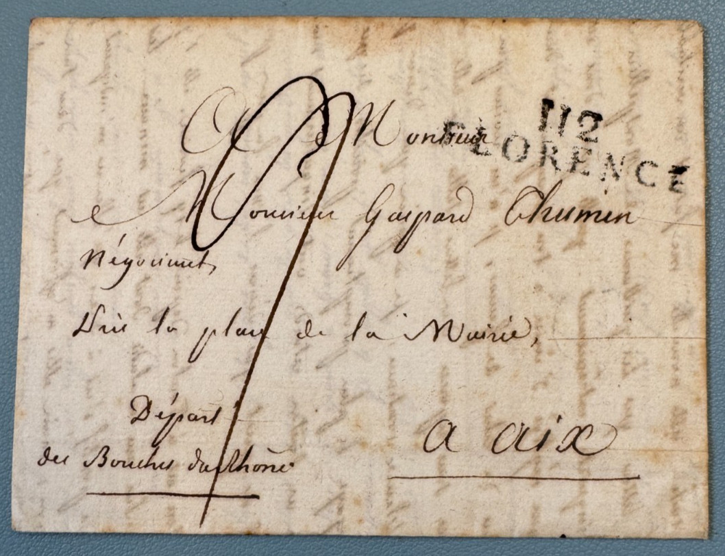 Letter From FLORENCE (Conquered Department Of the Arno) For Aix / 1811