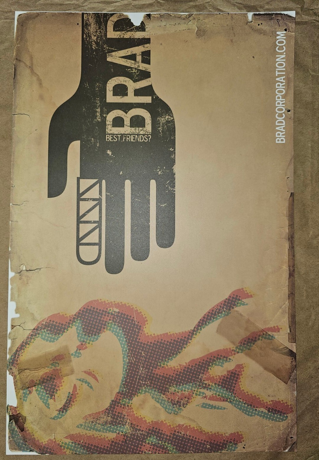 Brad Stone Gossard of Pearl Jam Poster Very Rare Official Print See Pics Seattle