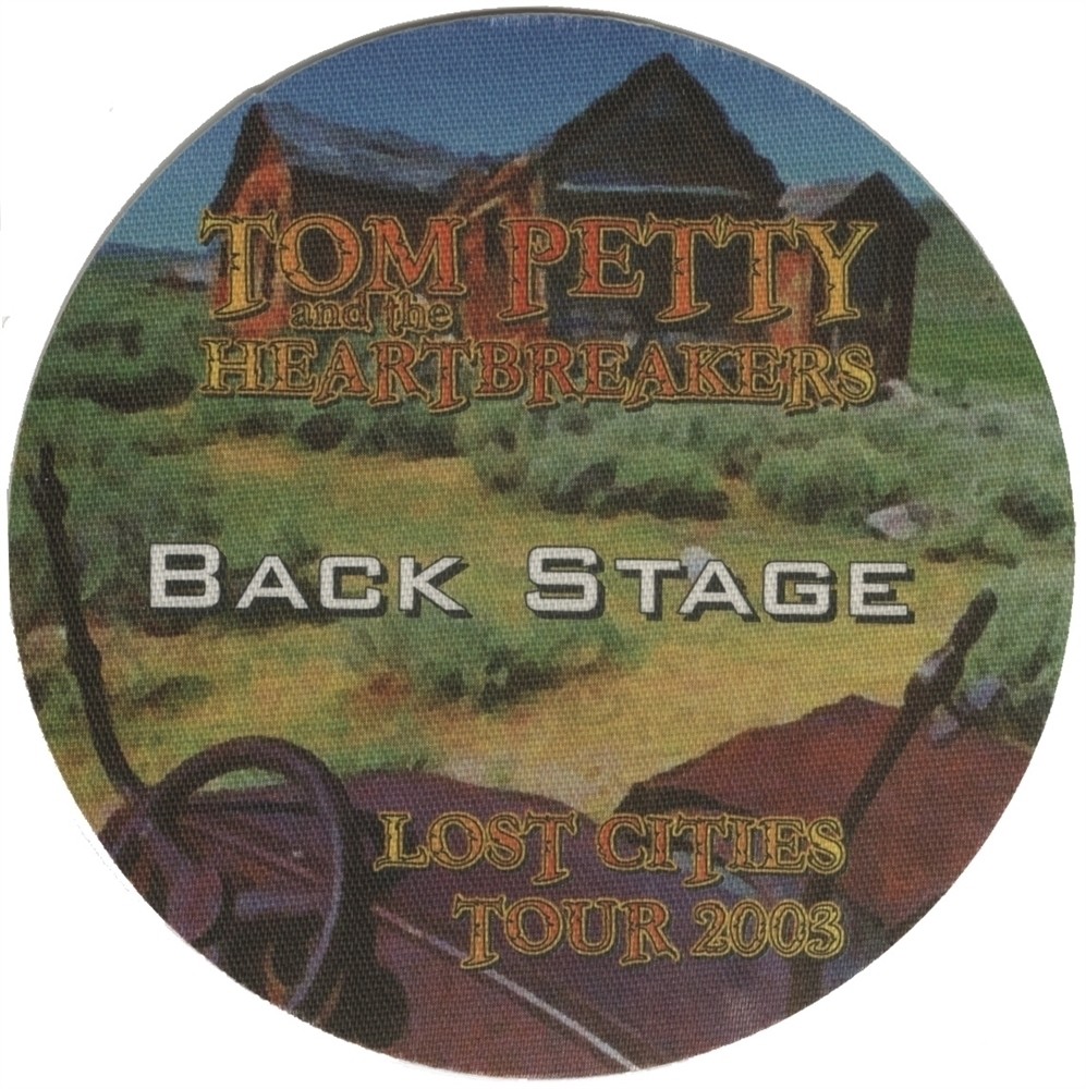 Tom Petty & the Heartbreakers 2003 Lost Cities concert tour AA Backstage Pass
