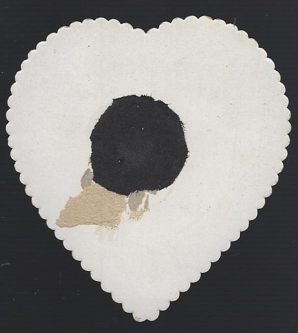 Victorian Die Cut Heart with Lovely Ladies My Heart’s Gift