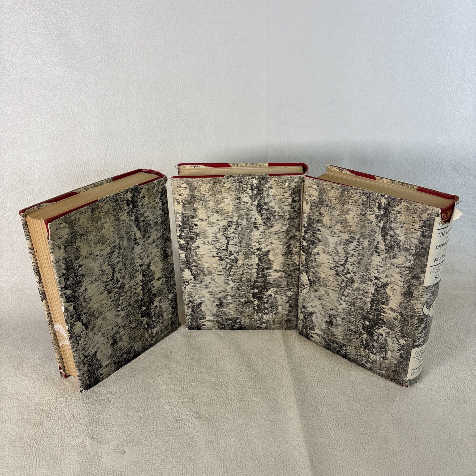 Vtg Vol. 1-3 Animals & Birds, Craft, Hiking -HC- DJ ERNEST THOMPSON SETON 1926