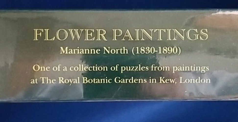 NEW ANTIQUE: Flower Paintings By Marianne North. A 1996 Puzzle with 1000 Pieces.