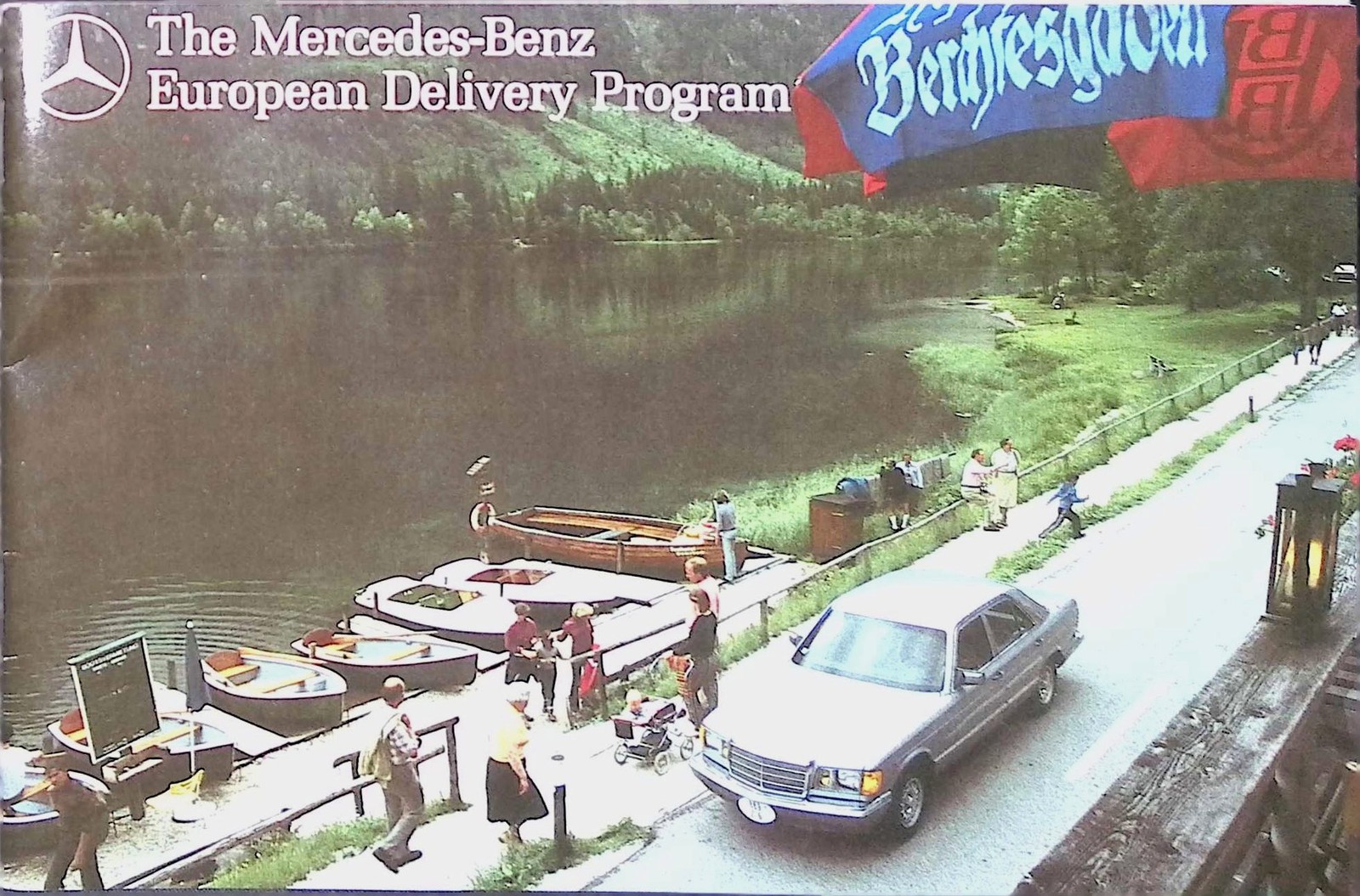 Mercedes-Benz European Delivery Brochure 1970s Berchtesgaden Map Guide