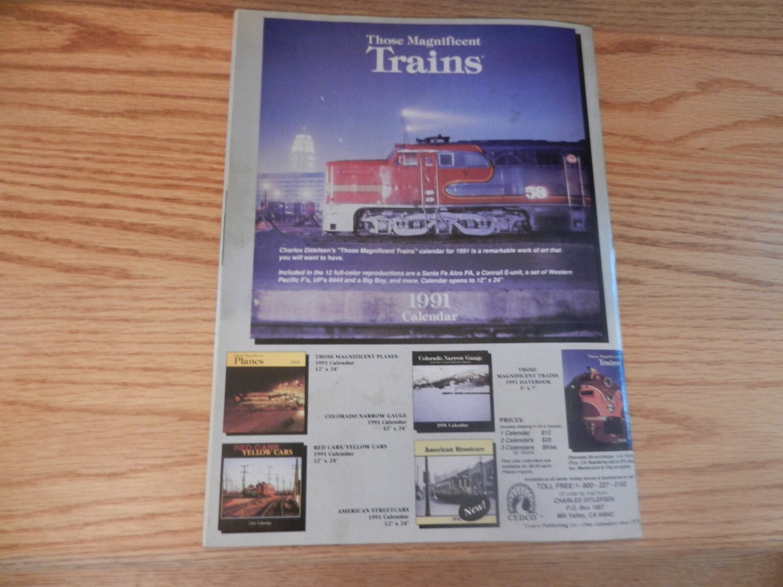 Railfan and Railroad January, 1991 Vol 10 No. 1
