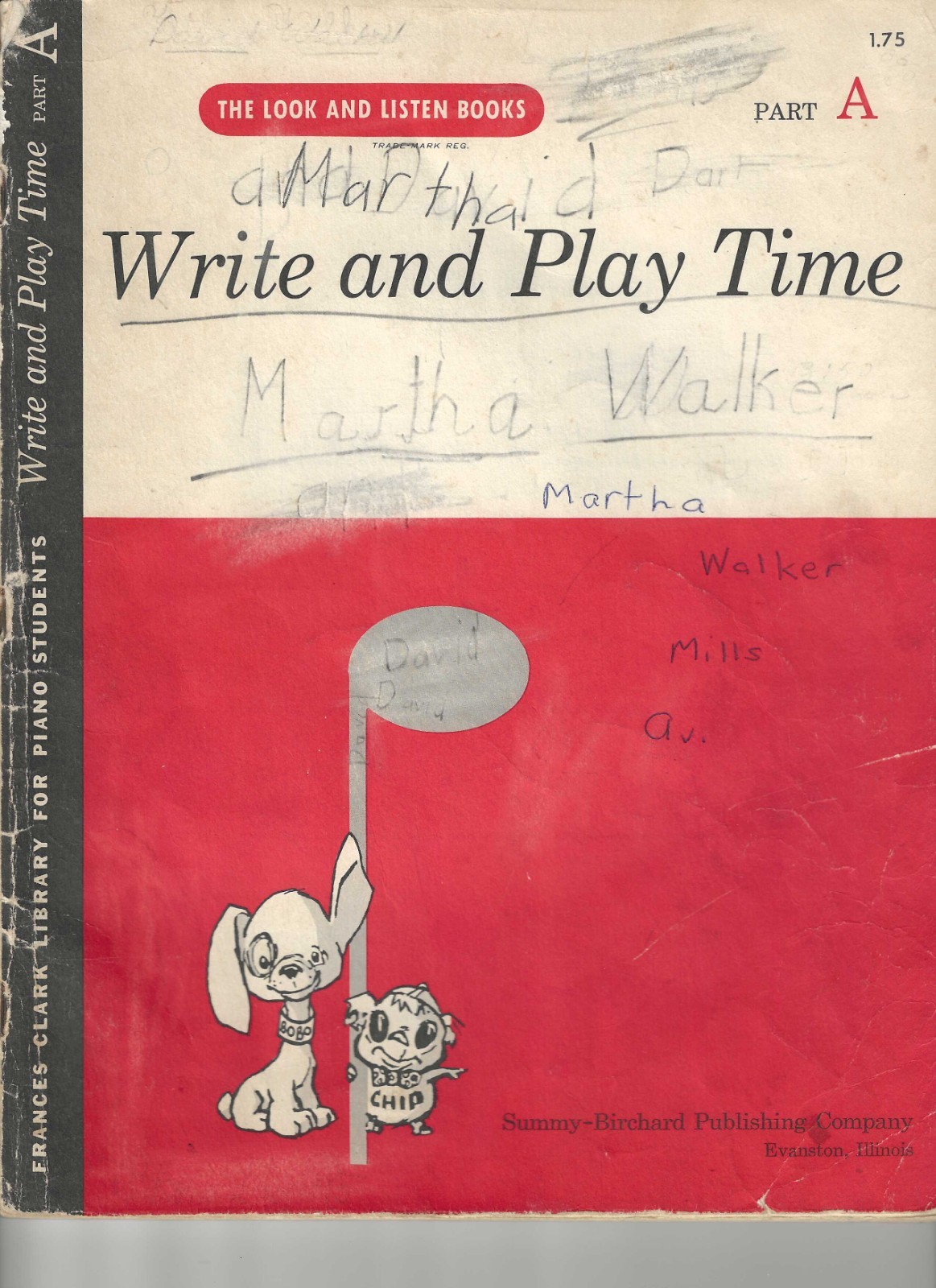 4 Vintage MUSIC TEACHING BOOKS: Recorder, Piano, Guitar, Write & Play