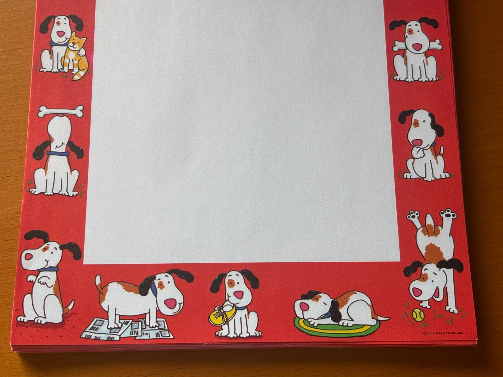 Vintage Hallmark Cards Inc. Dog Themed 8.5″ x 11″ Printer Paper 40 Sheets