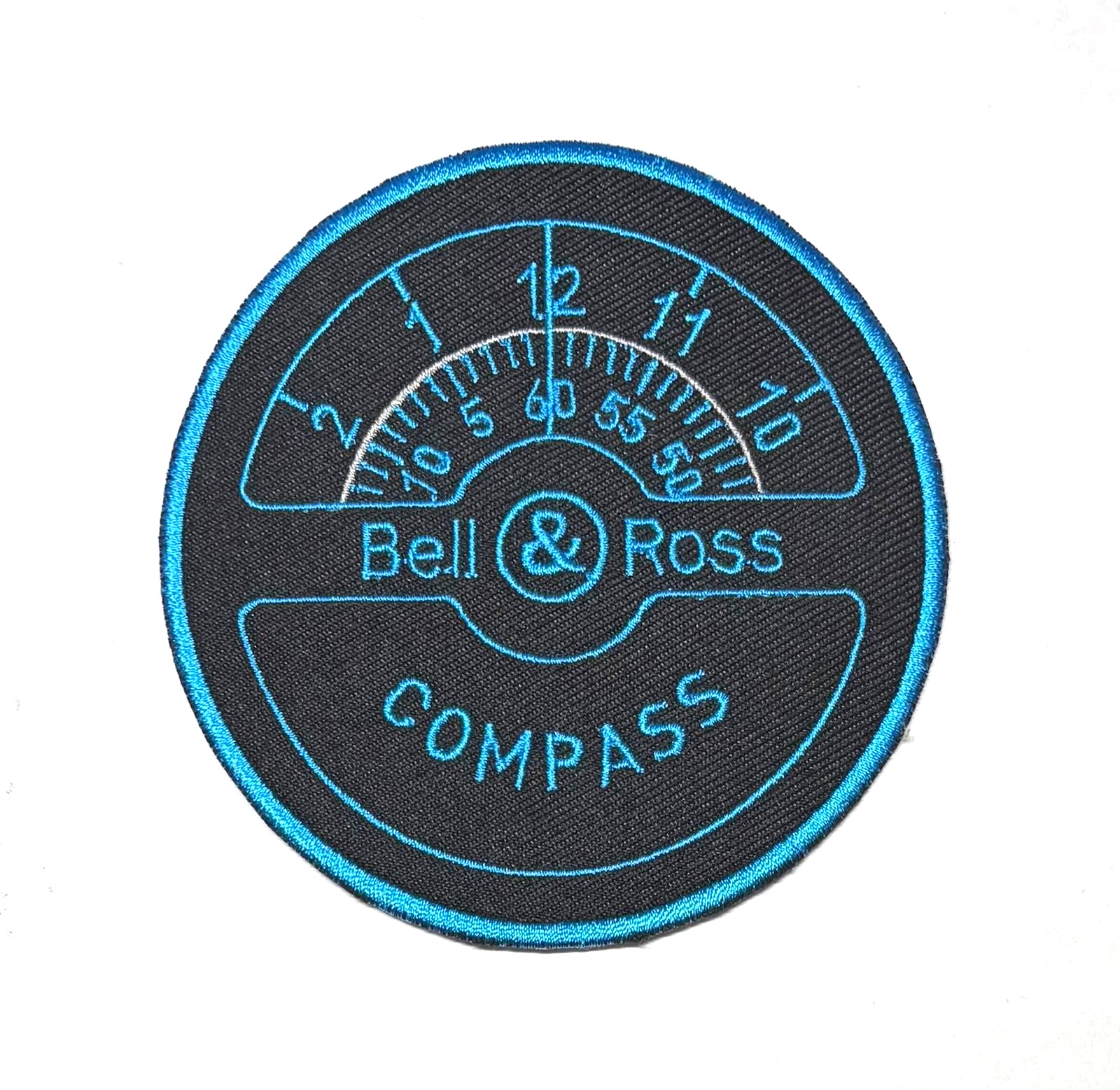 Bell & Ross Compass Blue/Black Patch OEM Authentic Military Style