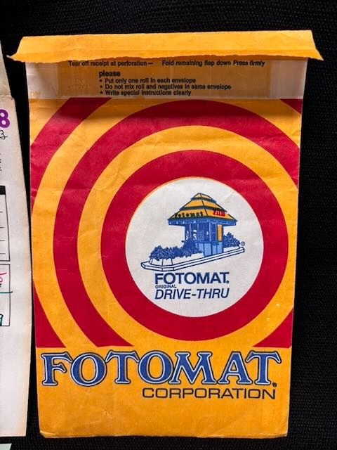 Vintage 1970s Film Photos Printing Envelopes Lot of 6 Fotomat, Fox, Viking