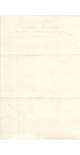 1945 Burgess & Sons Lumber Co. Statement Fencing Supplies Chester IA Cresco Iowa
