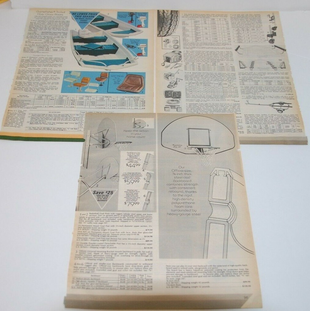 Lot Vintage 80s Catalog Gamefisher Boats Motors Ads Clippings Photo Clippings 4