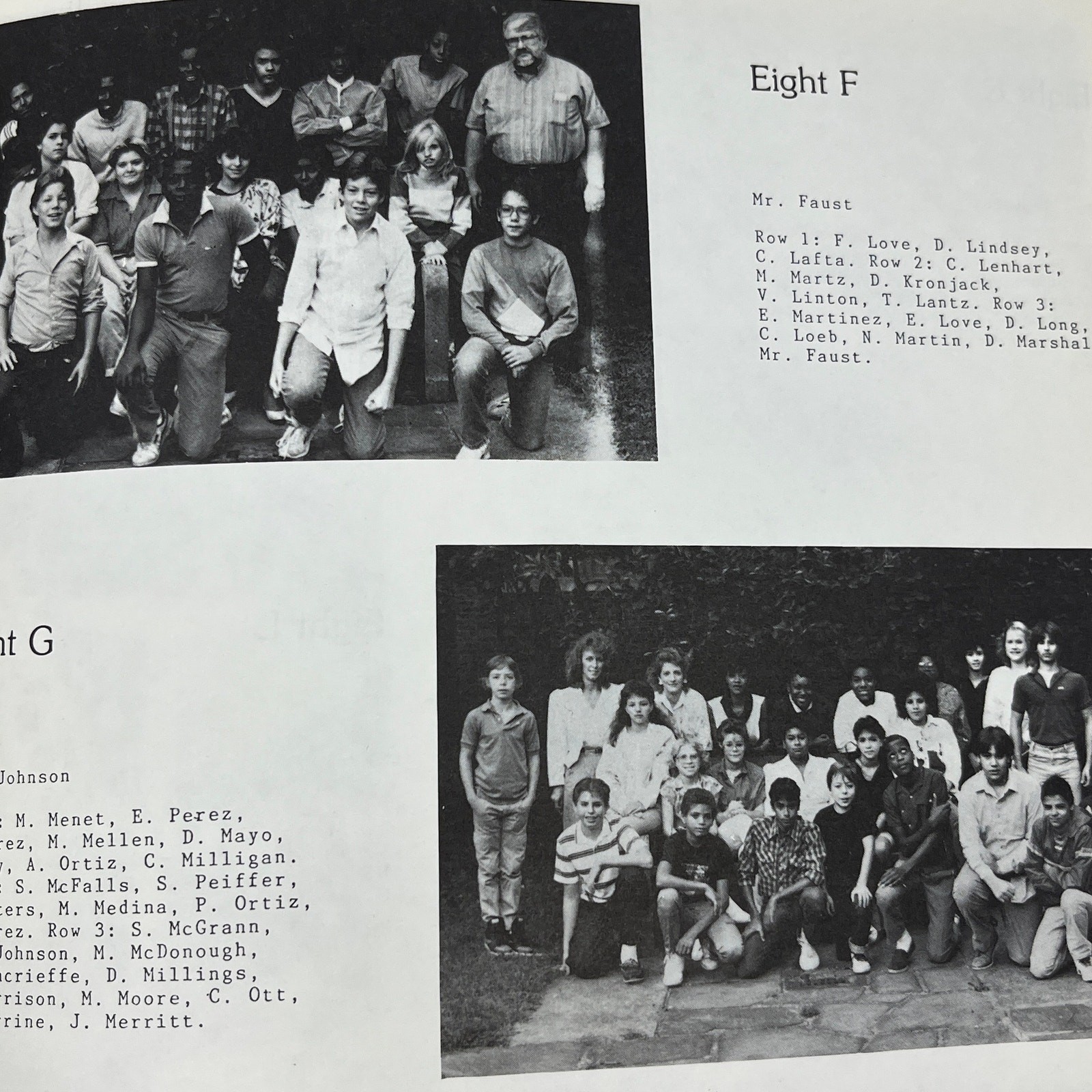 1987 Northwest Junior High Yearbook Features NBA Star Donyell Marshall L4-6