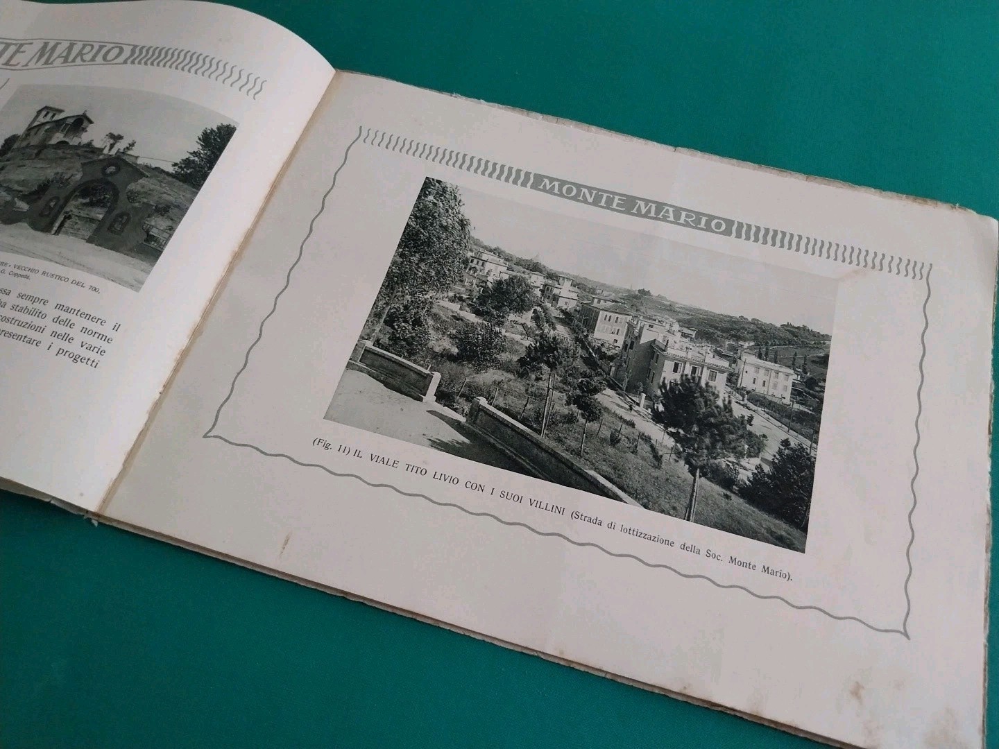 Monte Mario. Società Anonima Edilizia Romana. Rome, circa 1920-1930. RARE