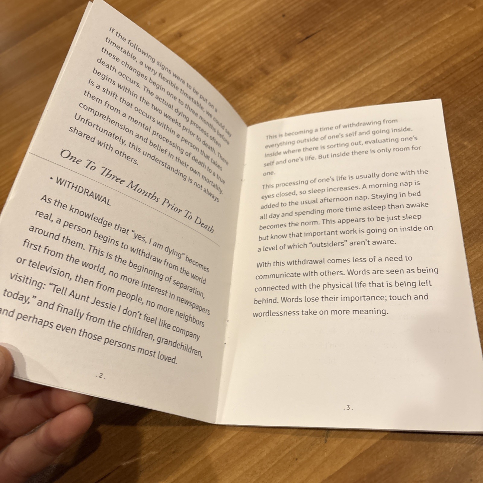 Gone from My Sight: The Dying Experience – Paperback Book Booklet P2