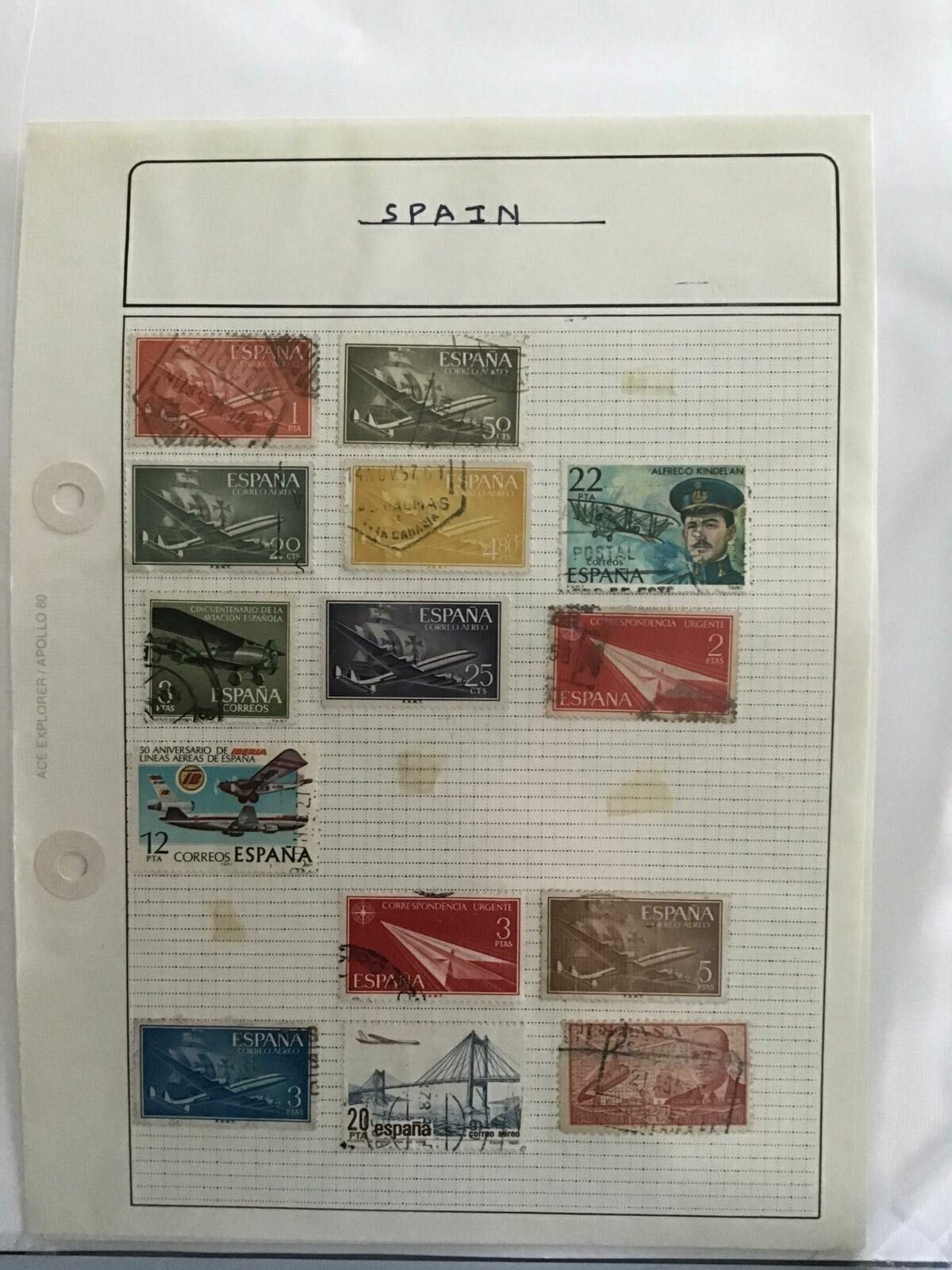 Spain Air stamps page ref R24393