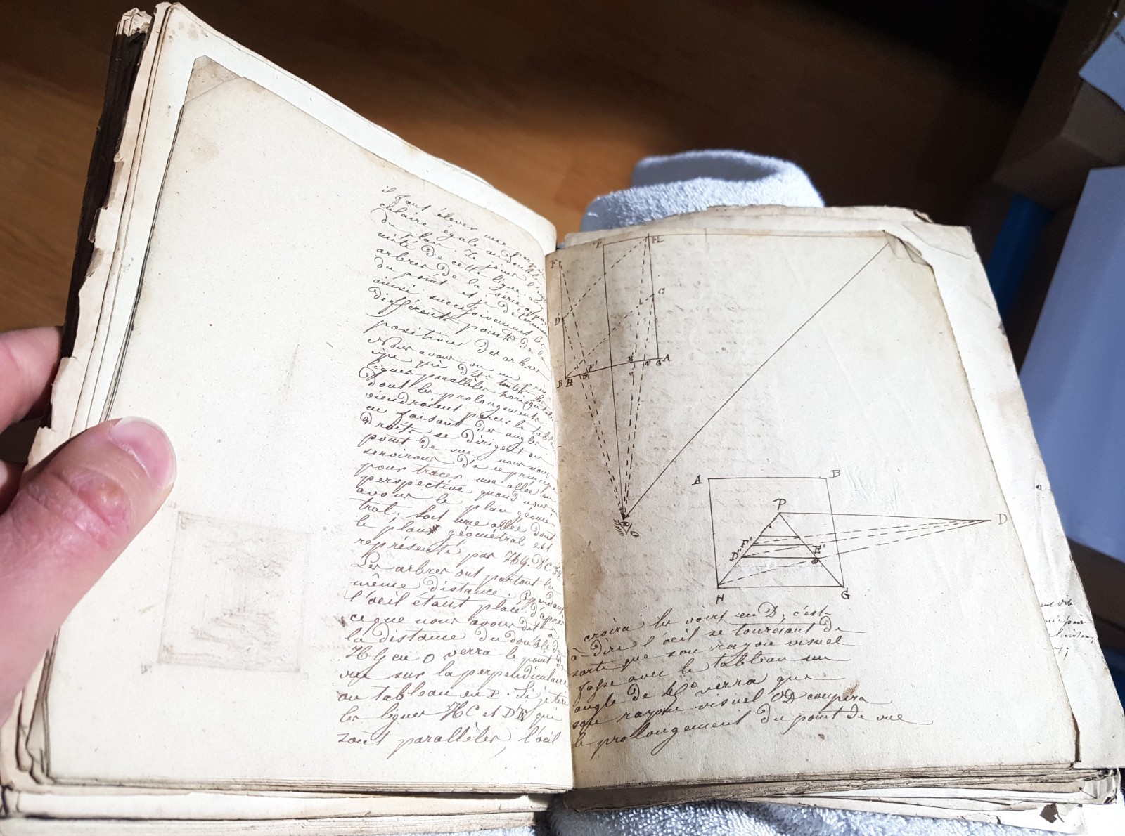 Important 19th Century Physics Chemistry Manuscript Set, Many Diagrams
