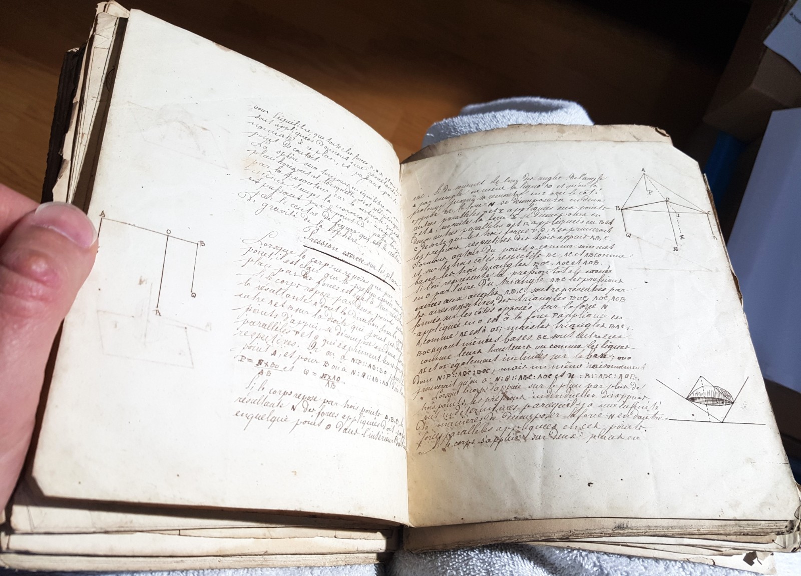 Important 19th Century Physics Chemistry Manuscript Set, Many Diagrams