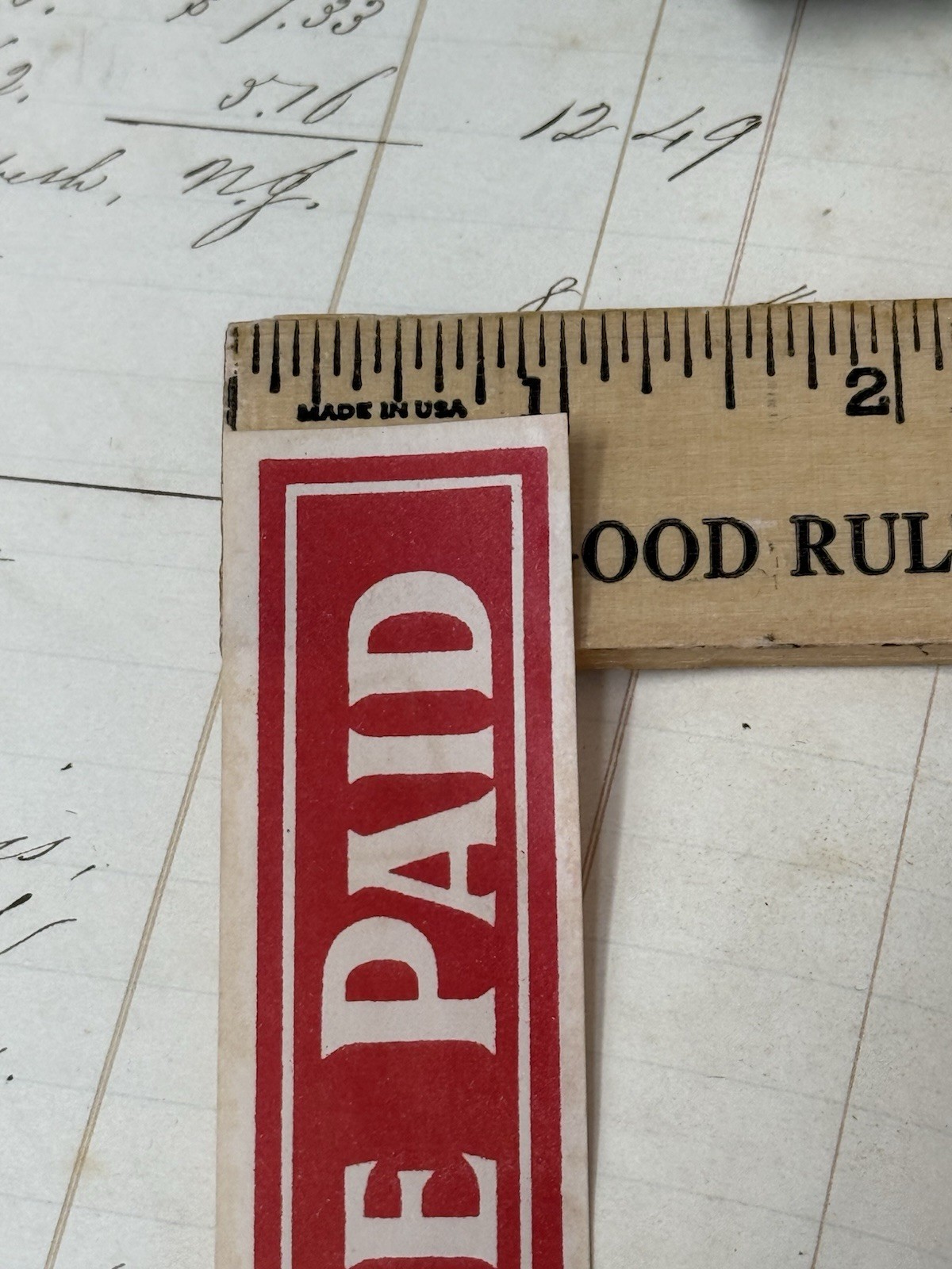 ATQ VTG Lot Rare Early 1900s England Gummed Labels Carriage Postage Ephemera