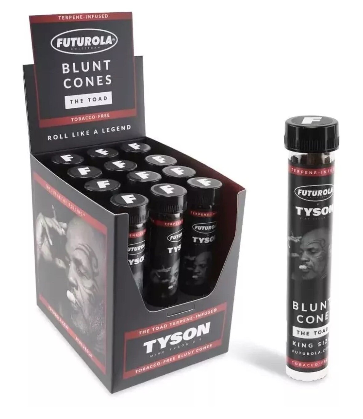 Futurola Cones The Toad Mike Tyson Pre Rolled Cone 5 Tubes