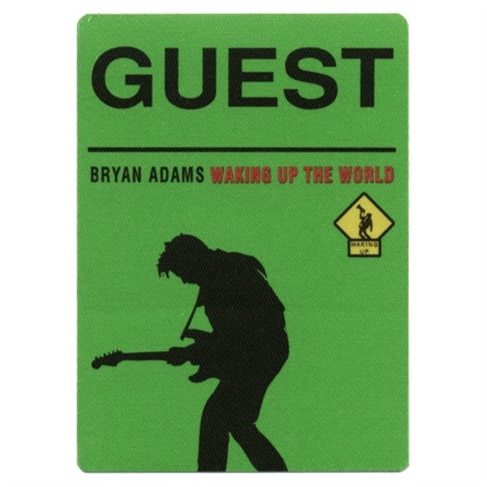 Bryan Adams 1991 Waking up the World concert tour Band Guest Backstage Pass