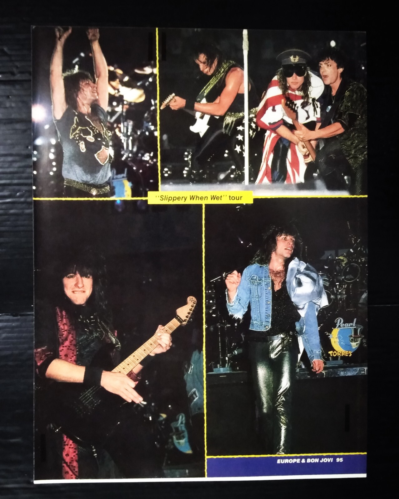 Bon Jovi VINTAGE THAILAND ONLY 1 COLOR PAGE MEGA RARE!!!