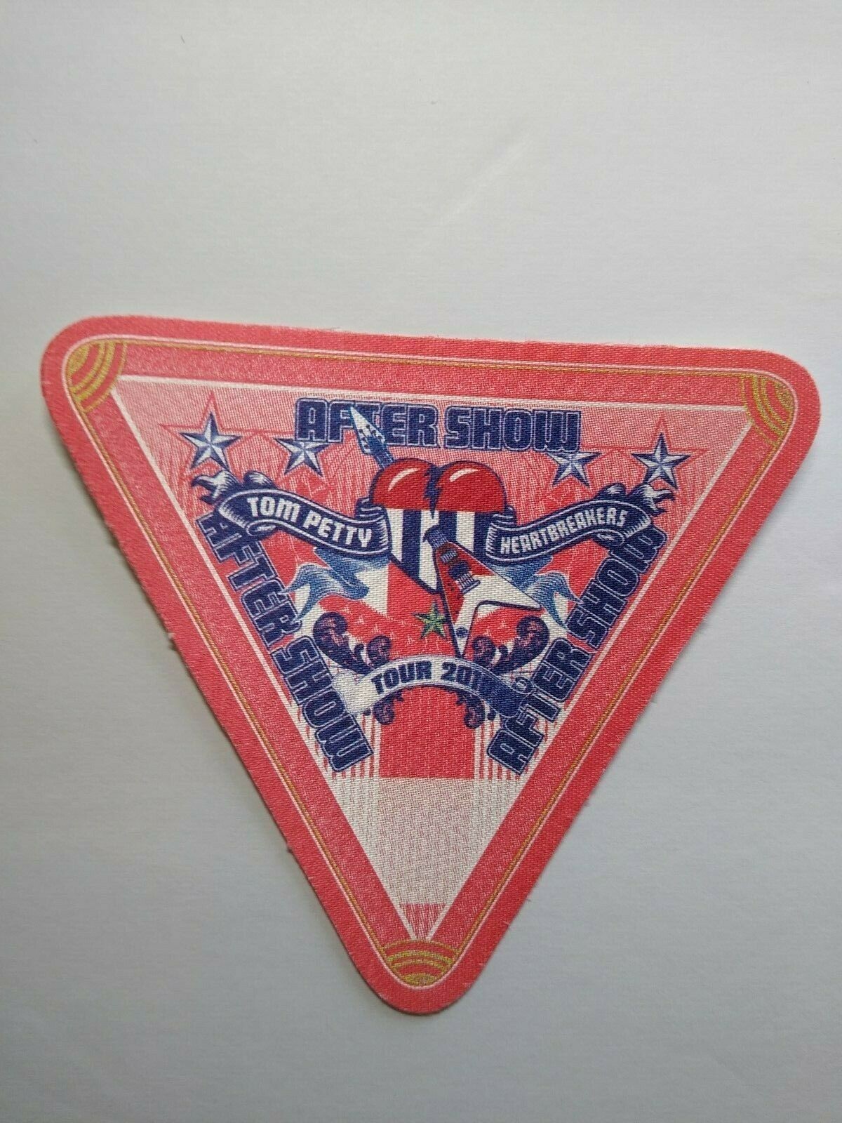 Tom Petty And The Heartbreakers Backstage Pass Original Rock Music 2010 Orange