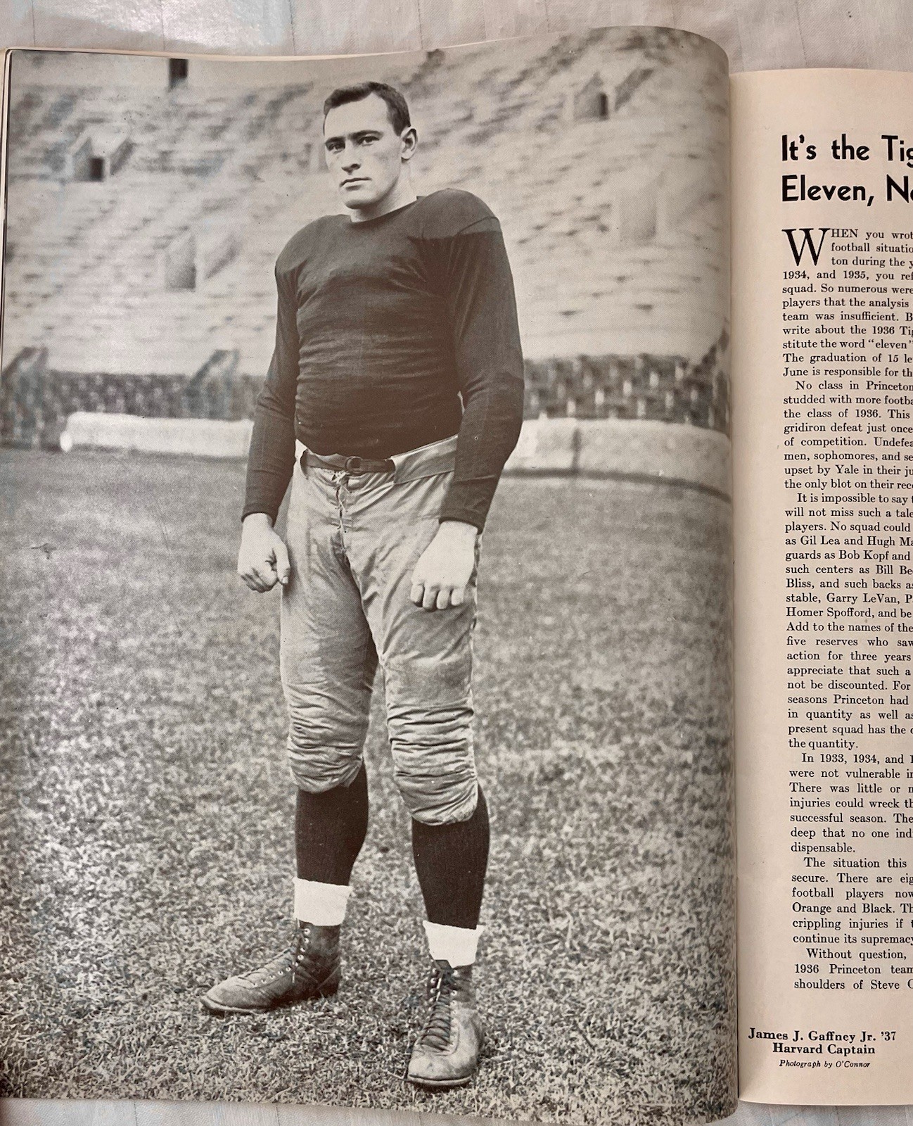 1936 FOOTBALL PROGRAM HARVARD CRIMSON Vs. DARTMOUTH INDIANS BIG GREEN IVY LEAGUE