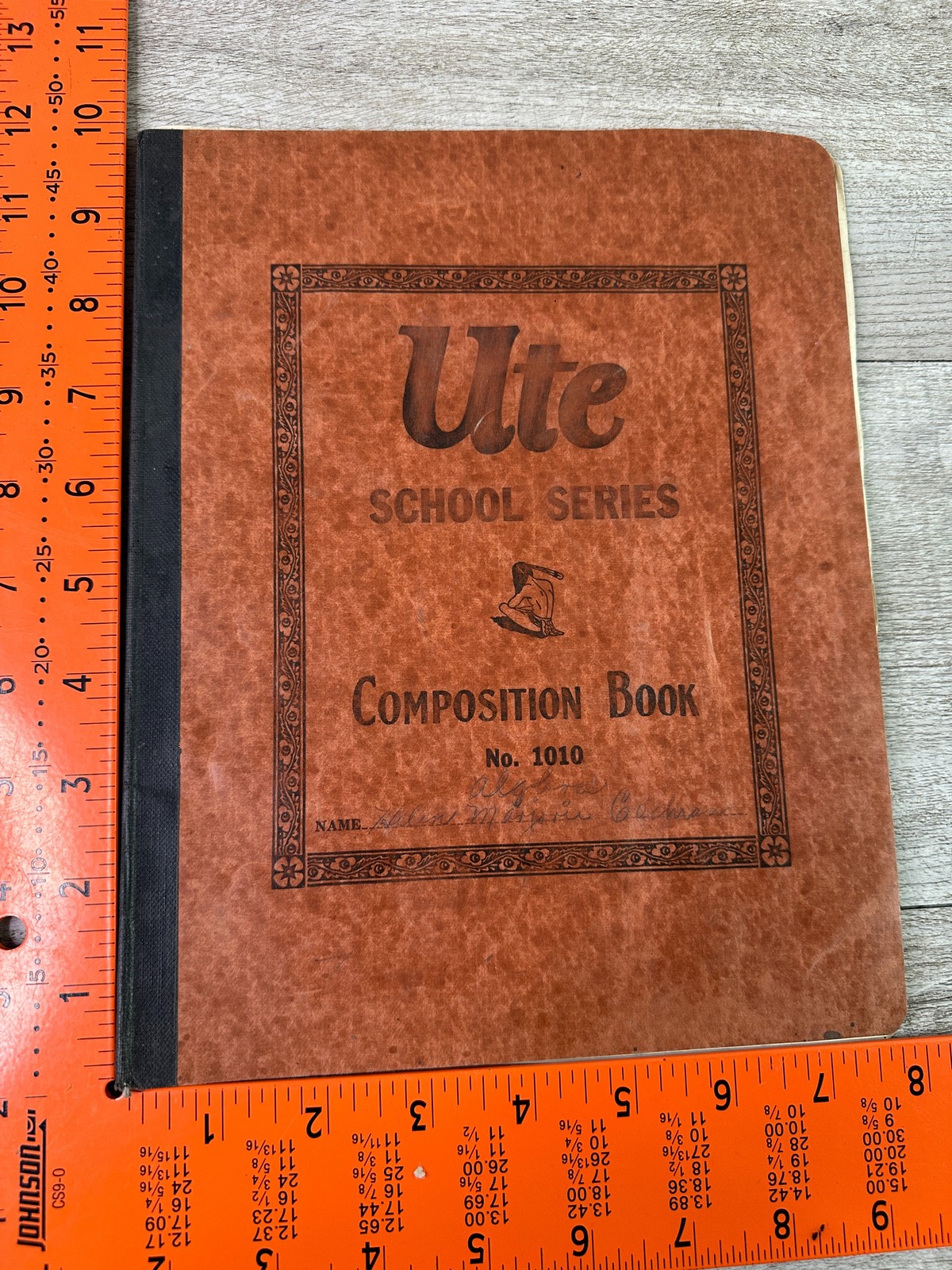 Vintage Ulite School Series Composition Book No. 1010 Lined Paper Collectible