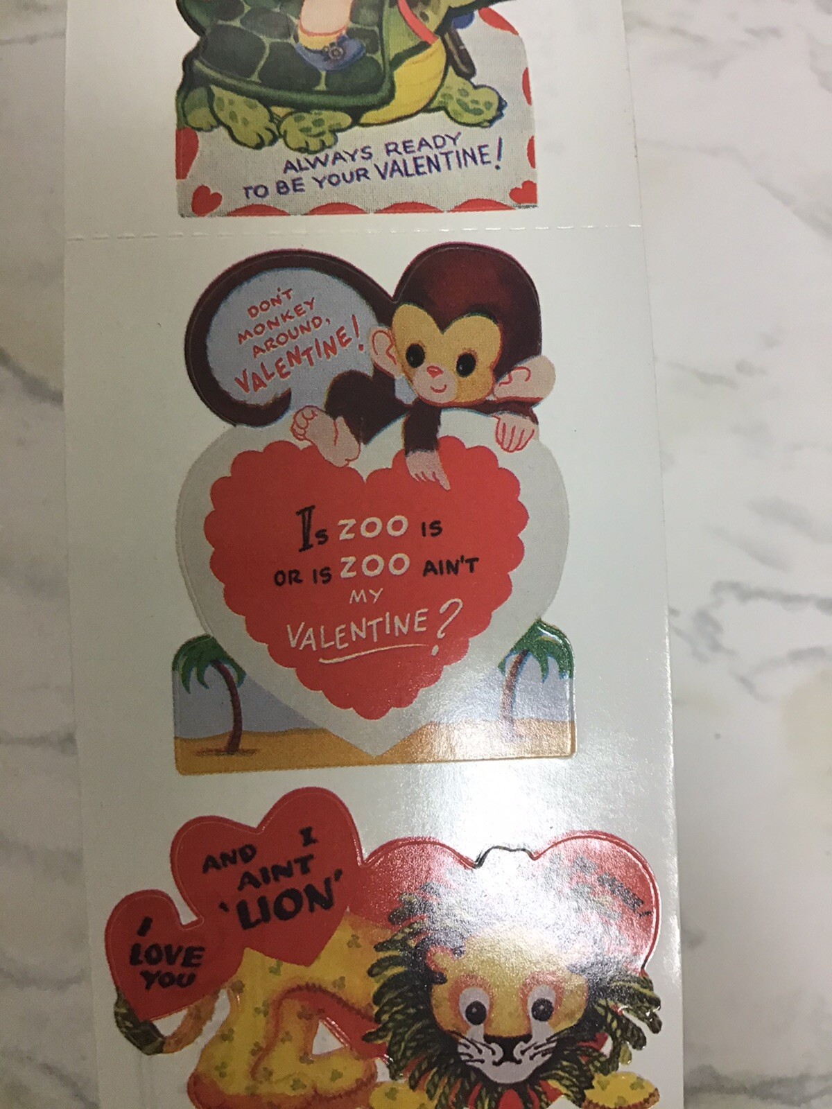 4 Sheets LOT Gifted Line Valentine’s John Grossman Stickers