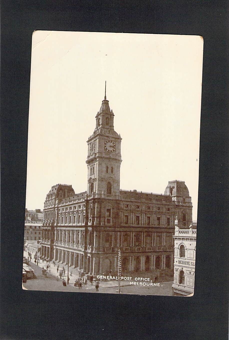 M4696 Australia V Melbourne GPO Post Office REM vintage postcard
