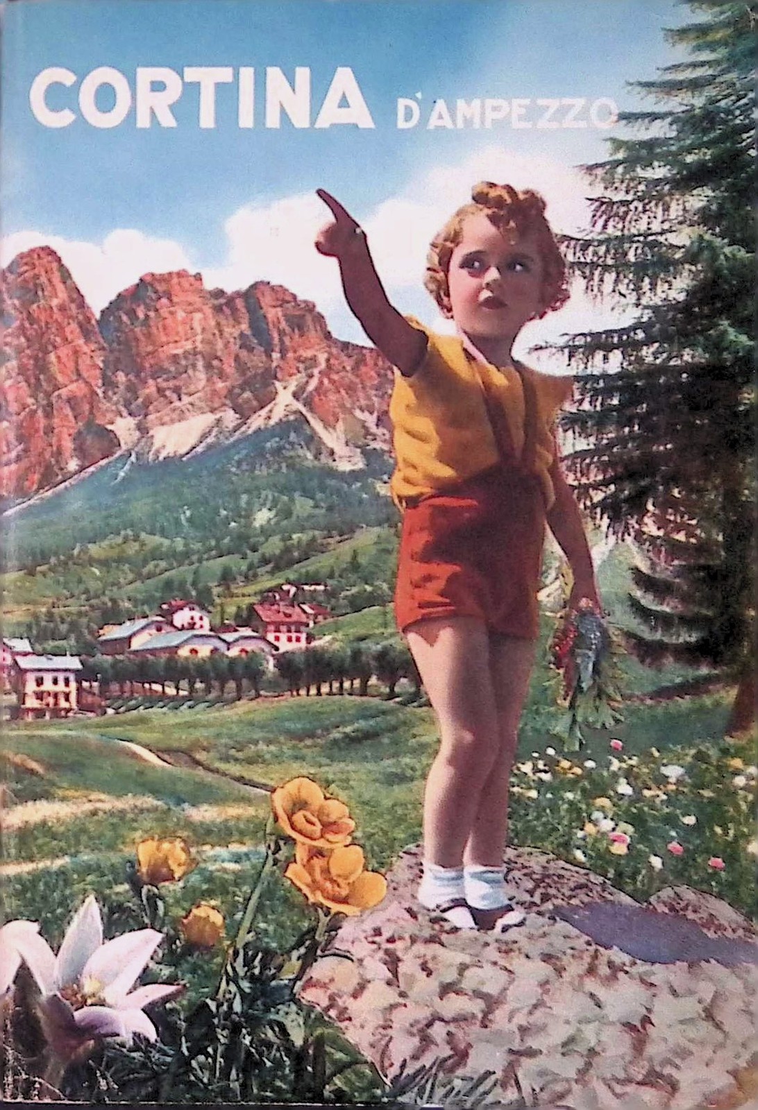 Cortina d’Ampezzo Travel Brochure 1950s Dolomites Italy Ski Summer Resort