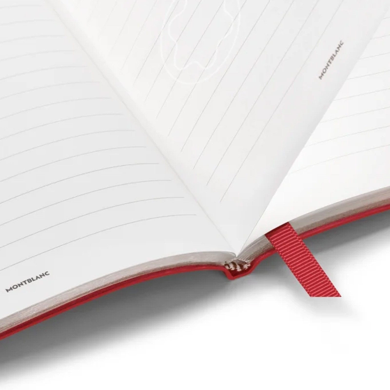 MONTBLANC 116521 Notebook In Pelle Stampa Saffiano Rosso