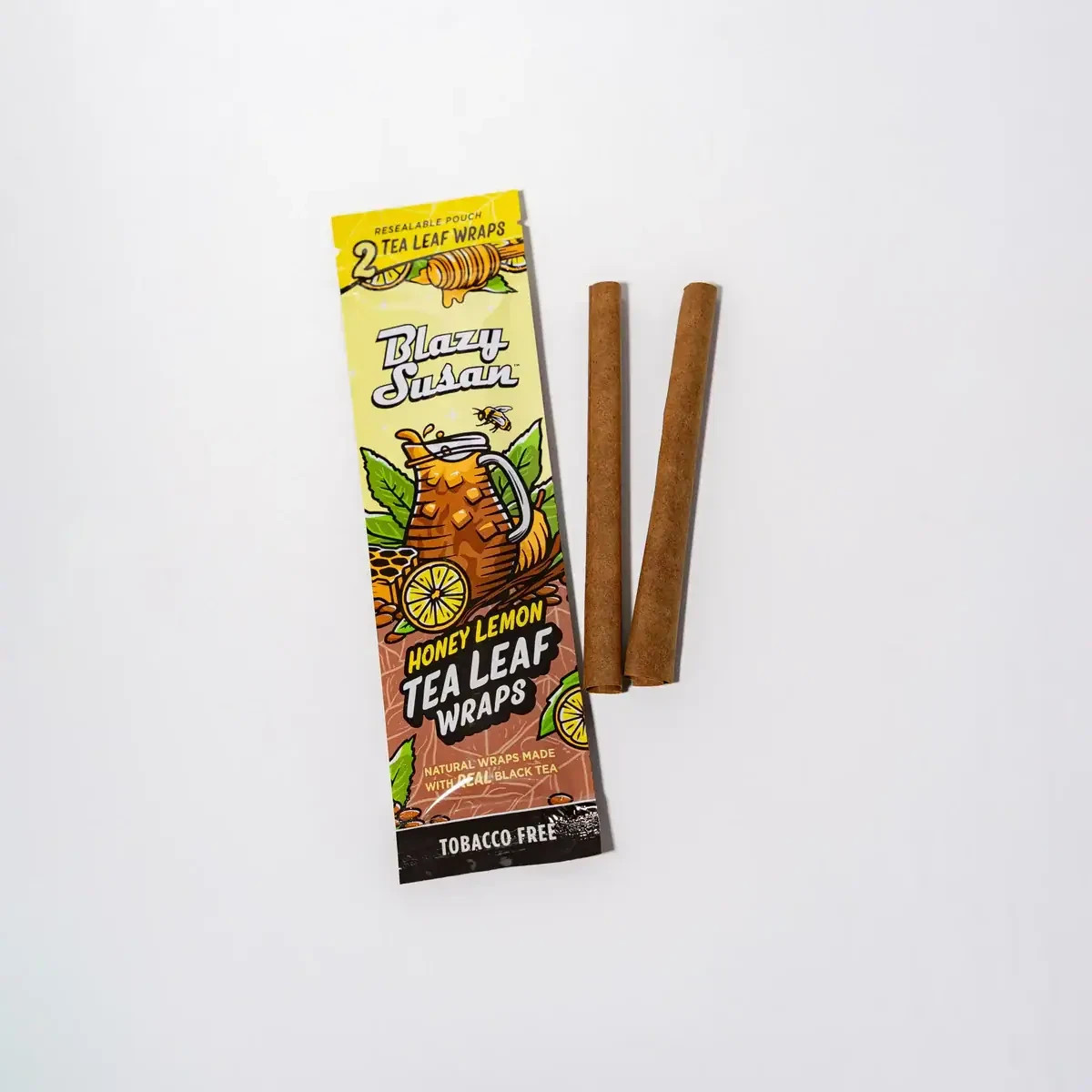 Blazy Susan Honey Lemon Tea Leaf Wraps 25pk | Full Box